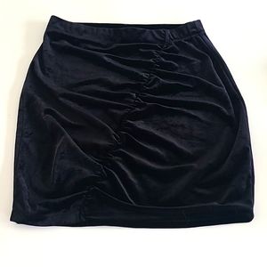 Dynamite velvet mini skirt